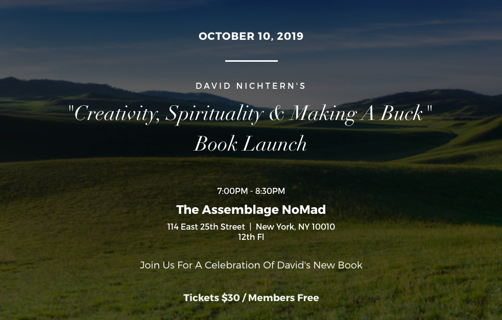 David Nichtern Creativity, Spirituality & Making A Buck"